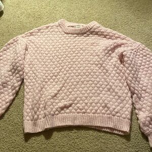 Pink sweater
